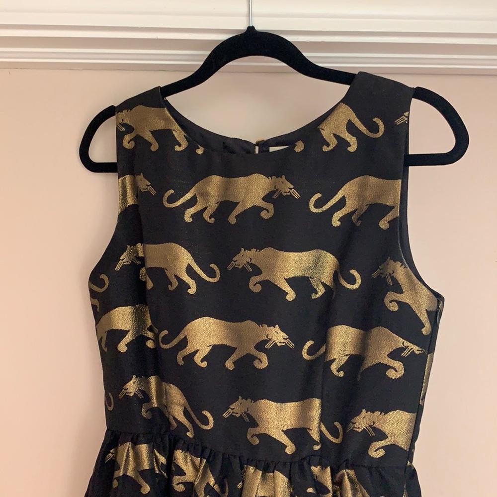 Anthropologie Eyedoll panther dress